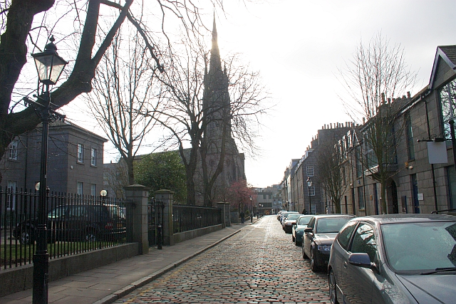 Granite buildings on Huntly Street